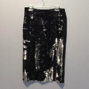 Reversible Sequin Midi Skirt Set
